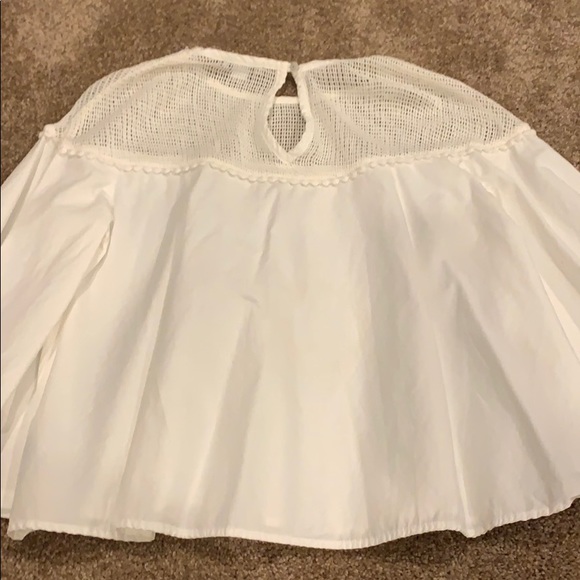 White Ruffled Top - Picture 3 of 3